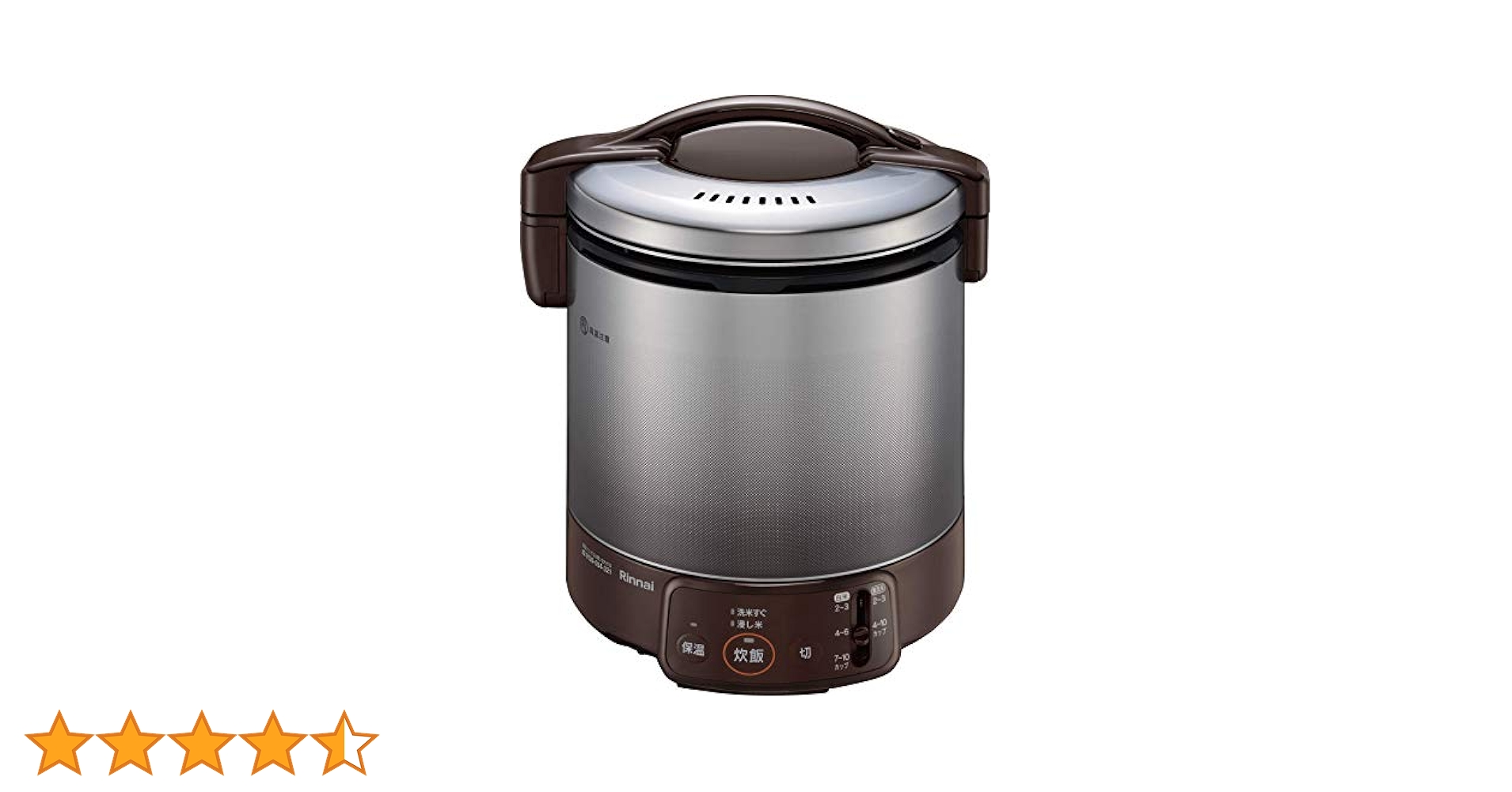 Amazon | リンナイ ガス炊飯器 「こがまる」 1升 RR-100VQ(DB